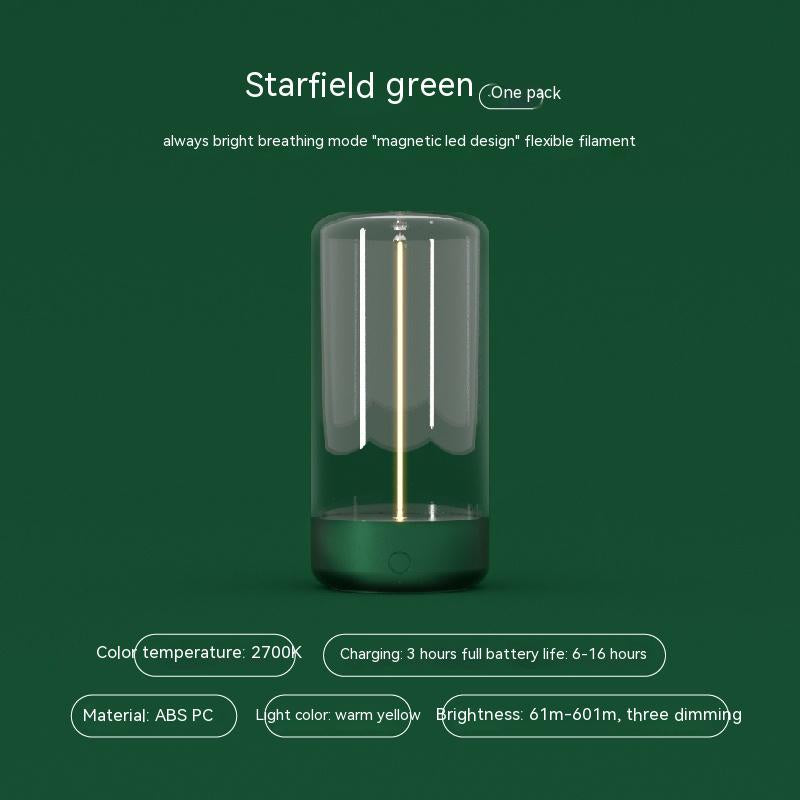 LED Camping Light – Type-C Rechargeable, Portable Night Lamp with Drop Protection