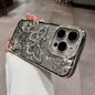 Diamond Butterfly Phone Case – Transparent Soft Cover for iPhone 13 to 16 Pro Max